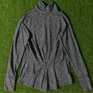 Lululemon Keep Your Core Warm Gray Long-Sleeve Athletic Top
